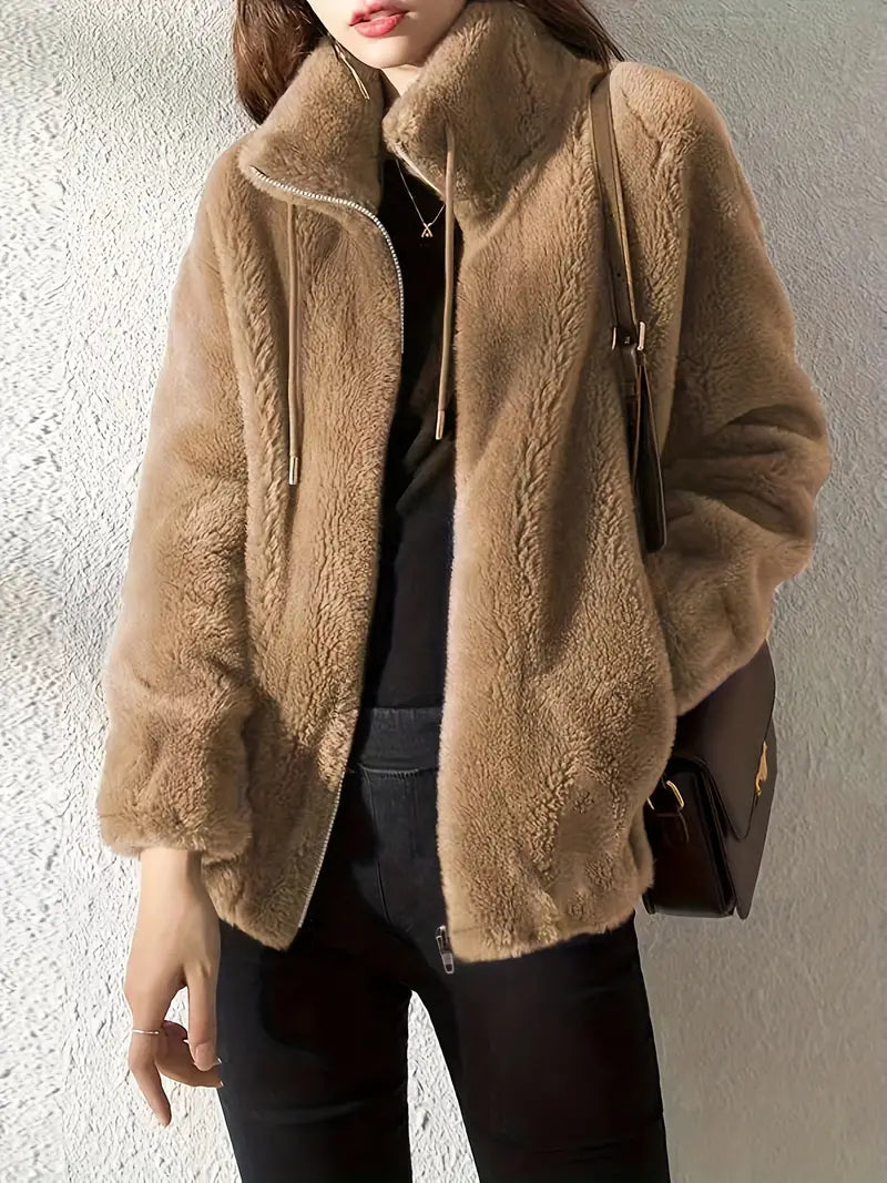 Manteau en peluche