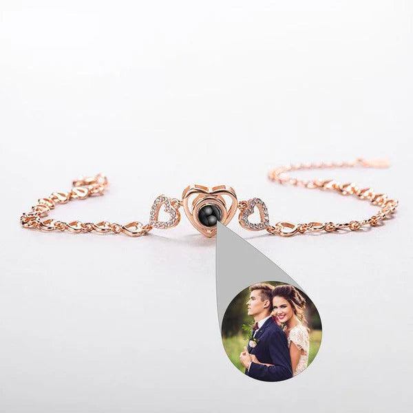 Pulseira Laços Afetivos - Foto Personalizável - augelet