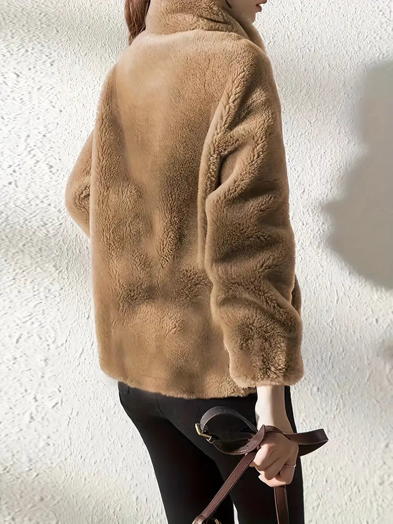 Manteau en peluche