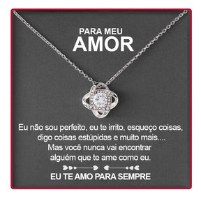 COLAR DE PRATA 925 COM ROSA REAL - Amor Verdadeiro - augelet